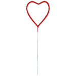 Sparkler Στικ κόκκινη καρδιά 26 cm