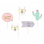 Στικάκια Photobooth Λάμα (5 τεμ)