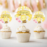 Topper Cupcake Μέλισσα (6 τεμ)