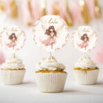 Topper Cupcake Νεραϊδοχώρα (6 τεμ)