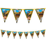 Τριγωνικά Σημαιάκια Μπουλντόζες 2.3m