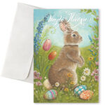 Vintage Πασχαλινή Κάρτα λαγουδάκι