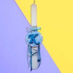 Λαμπάδα με Μονόγραμμα - Αστεράκια