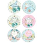 Ξύλινες Κονκάρδες Σταχτοπούτα (6 τεμ)