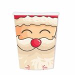 Χριστουγεννιάτικα Ποτήρια Άγιος Βασίλης (3 τεμ)