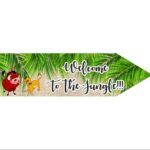 Ξύλινη διακοσμητική πινακίδα Lion King