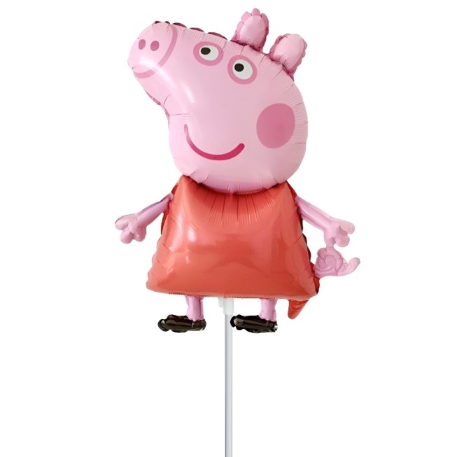 14-mini-shape-mpaloni-peppa-to-goiroinaki_1 14'' Mini Shape Μπαλόνι Πέππα το Γουρουνάκι - Image 1