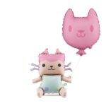Μπαλόνι Baby Box & Cat - Gabby's Dollhouse (2 τεμ)
