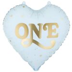 18'' Μπαλόνι Καρδιά ''One'' Απαλό Γαλάζιο