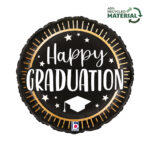 18'' Μπαλόνι Στρογγυλό Happy Graduation