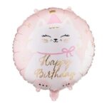 18'' Μπαλόνι Στρογγυλό Kitty Happy Birthday