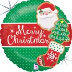 18" Μπαλόνι χριστουγεννιάτικα μπισκότα με γκλίτερ
