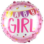 18" Μπαλόνι γέννησης Baby Girl - Banner