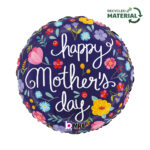 18" Μπαλόνι Mother's Day μπλε φλοράλ