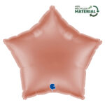 18" Μπαλόνι ροζ χρυσό Αστέρι