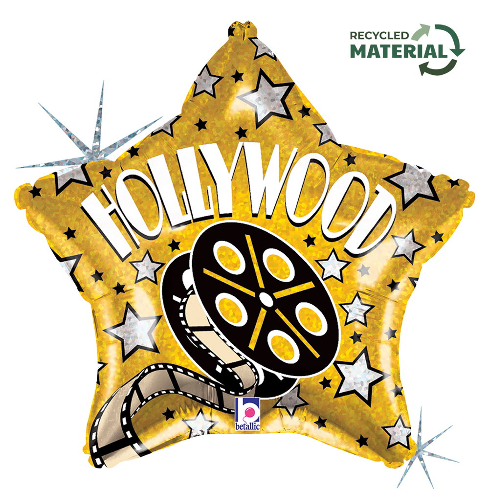 19-mpaloni-asteri-hollywood-star_1 19'' Μπαλόνι αστέρι Hollywood Star - Image 1