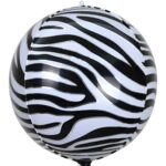 22″ Μπαλόνι Animal Print Ζεβρέ 4D
