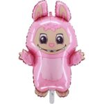 25'' Μπαλόνι Labubu - Ροζ