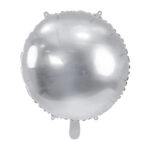 31''  Μπαλόνι στρογγυλό ασημί
