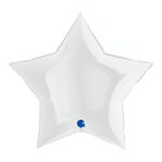 36" Μπαλόνι Αστέρι Άσπρο