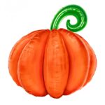 3D Μπαλόνι Κολοκύθα Πορτοκαλί