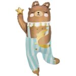 41" Μπαλόνι Αρκουδάκι με σαλοπέτα