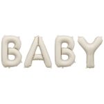 55" Μπαλόνι φράση 'Baby'  - Μπεζ