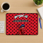 Mouse Pad Gaming - Miraculous LadyBug Με Όνομα