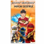 Αφίσα πόρτας με μήνυμα Lego Ninjago 1,30m
