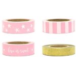 Αυτοκόλλητη Ταινία Διακόσμησης 'Love is Sweet' (4 τεμ)