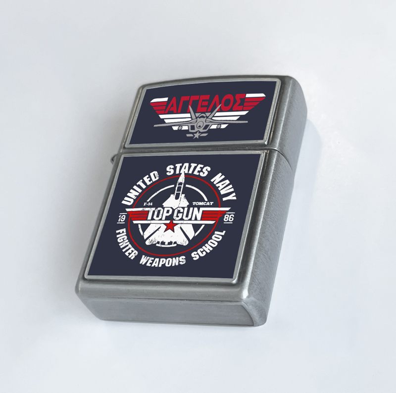 anaptiras-metallikos-tipou-zippo-top-gun-weapons-school Αναπτήρας Zippo - Top Gun Weapons School - Image 1