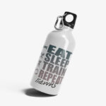 Ανοξείδωτο Παγούρι για Γυμναστήριο - Eat Sleep Train Repeat