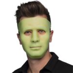 Αποκριάτικη Πράσινη Μάσκα (glow in the dark)