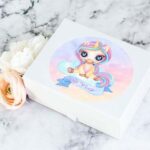 Αυτοκόλλητα με όνομα Ουράνιο Τόξο Μονοκεράκι (6 τεμ)