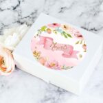 Αυτοκόλλητα με όνομα Φλοράλ (6 τεμ)