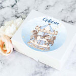 Αυτοκόλλητα με όνομα - Καρουζέλ αγόρι (6 τεμ)