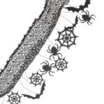 Backdrop με κρεμαστές αράχνες νυχτερίδες και ιστούς 4m