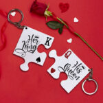 Μπρελόκ για ζευγάρι - King & Queen (2 τεμ)