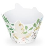 Χαρτάκια για cupcake Λουλούδια & Περιστέρια (6 τεμ)