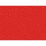 Χαρτί Περιτυλίγματος Κόκκινο με Χρυσά Αστέρια 200cm