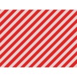 Χαρτί Περιτυλίγματος Κόκκινο Ριγέ 200cm