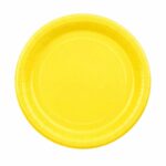 Χάρτινα Πιάτα γλυκού - Κίτρινα (6 τεμ)