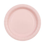 Χάρτινα Πιάτα γλυκού - Ροζ (6 τεμ)