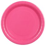 Χάρτινα Πιάτα φαγητού - Φούξια (6 τεμ)