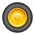 Πιάτα πάρτυ - Ρόδα Τρακτέρ (30 cm - 4 τεμ)