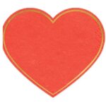 Χαρτοπετσέτες κόκκινη καρδιά (20 τεμ)