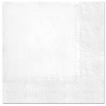 Χαρτοπετσέτες Λευκές (20 τεμ)