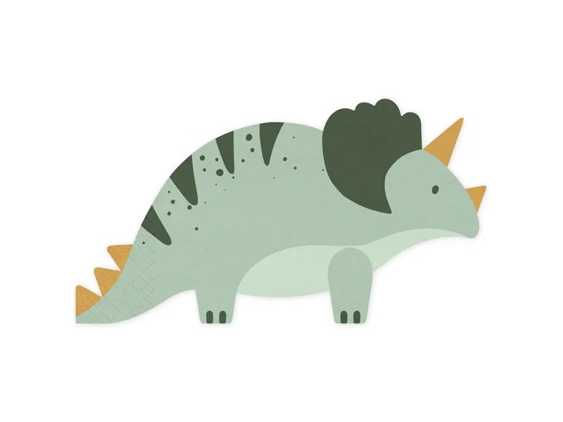chartopetsetes-phagitoi-deinosairos-trikeratops-_12-tem__1 Χαρτοπετσέτες φαγητού Δεινόσαυρος Τρικεράτωψ (12 τεμ) - Image 1
