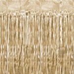 Χρυσή Μεταλλική Κουρτίνα Πάρτυ (0.9 x 2.5m)