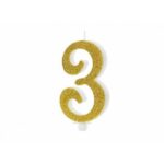 Χρυσό κεράκι αριθμός 3